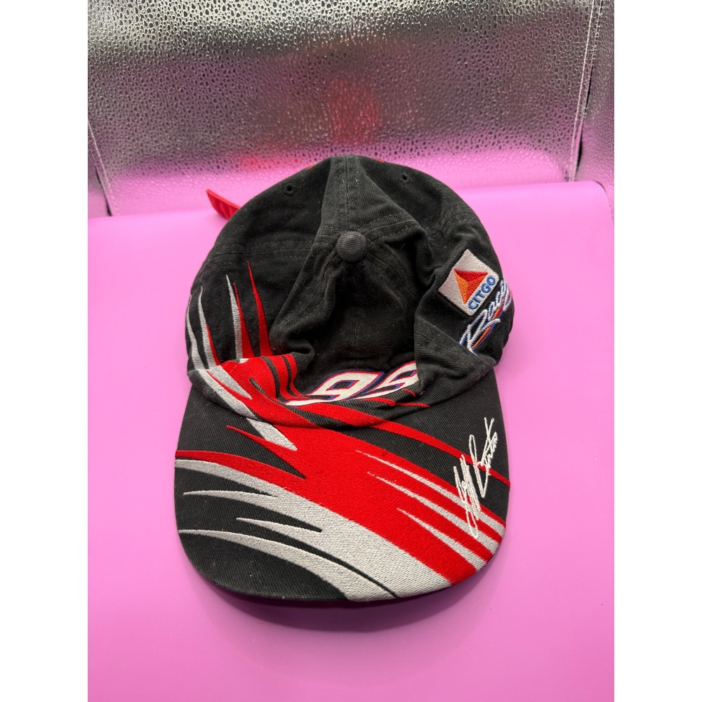 Team Caliber‎ 95 Citgo Racing Embroidered Baseball Cap Adjustable Black Red